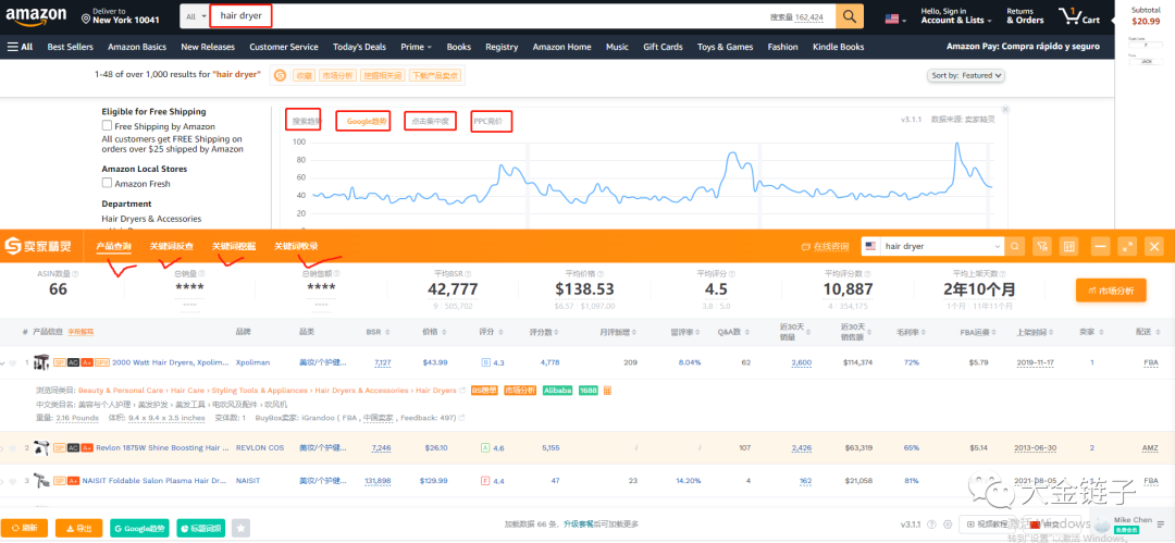 最实用最热门的亚马逊免费选品以及运营工具整理合集 记得转发和收藏